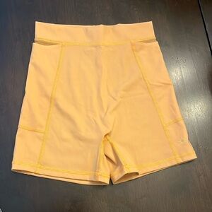 Offline by Aerie Orange Bike Shorts